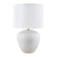 Modern European furniture - Ceramic Linen Table Lamp - www.oroa.com