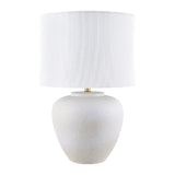 Modern European furniture - Ceramic Linen Table Lamp - www.oroa.com