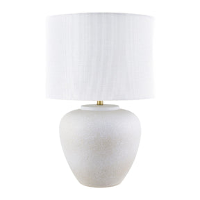 Modern European furniture - Ceramic Linen Table Lamp - www.oroa.com