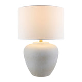 Modern European furniture - Ceramic Linen Table Lamp - www.oroa.com
