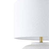 Modern European furniture - Ceramic Linen Table Lamp - www.oroa.com