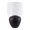 Modern European furniture - Ceramic Linen Table Lamp - www.oroa.com