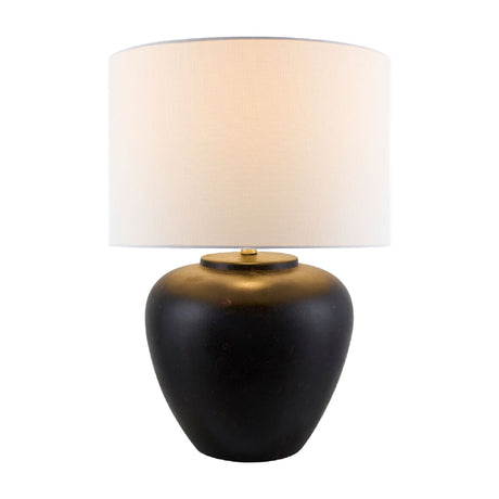 Modern European furniture - Ceramic Linen Table Lamp - www.oroa.com