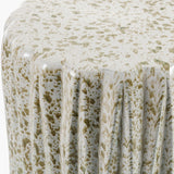 Modern European furniture - Ridged Ceramic Garden Stool - www.oroa.com