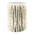 Modern European furniture - Ridged Ceramic Garden Stool - www.oroa.com