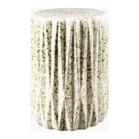Modern European furniture - Ridged Ceramic Garden Stool - www.oroa.com