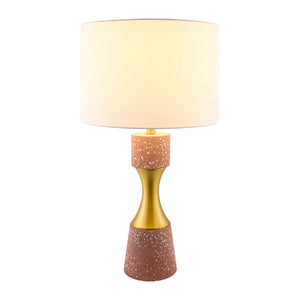   Terrazzo Finish Hourglass Table Lamp | Oroa.com