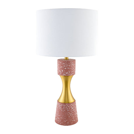 Modern European furniture - Terrazzo Finish Hourglass Table - www.oroa.comLamp