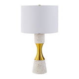 Modern European furniture - Terrazzo Finish Hourglass Table - www.oroa.comLamp