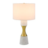 Modern European furniture - Terrazzo Finish Hourglass Table - www.oroa.comLamp