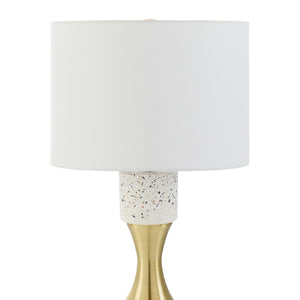   Terrazzo Finish Hourglass Table Lamp | Oroa.com