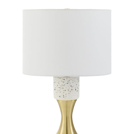Modern European furniture - Terrazzo Finish Hourglass Table - www.oroa.comLamp