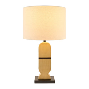 Modern European furniture - Brown Geometrical Base Table Lamp - www.oroa.com