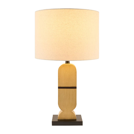   Modern European furniture - Brown Geometrical Base Table Lamp - www.oroa.com | Oroa.com