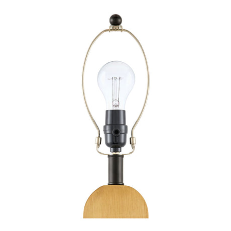 Modern European furniture - Brown Geometrical Base Table Lamp - www.oroa.com
