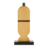 Modern European furniture - Brown Geometrical Base Table Lamp - www.oroa.com