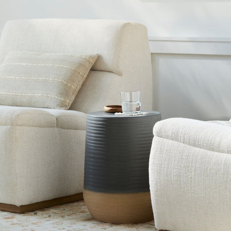 Modern European furniture - Cylindrical Ceramic Garden Stool - www.oroa.com