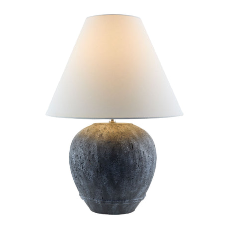   Modern European furniture - Sandblasted Gray Ceramic Table Lamp - www.oroa.com | Oroa.com
