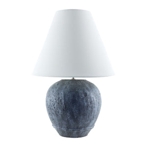   Modern European furniture - Sandblasted Gray Ceramic Table Lamp - www.oroa.com | Oroa.com
