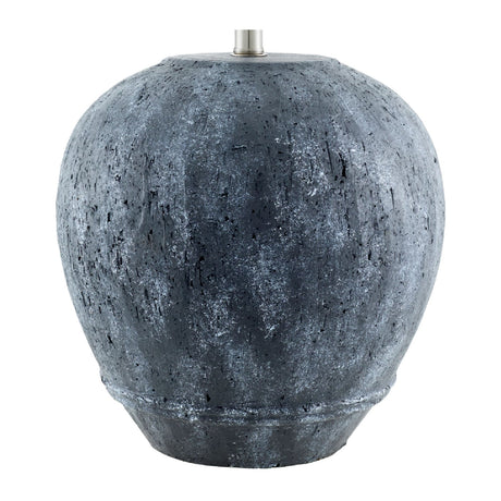Modern European furniture - Sandblasted Gray Ceramic Table Lamp - www.oroa.com
