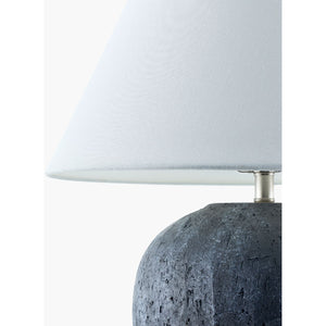   Modern European furniture - Sandblasted Gray Ceramic Table Lamp - www.oroa.com | Oroa.com