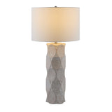 Modern European furniture - White Linen Shade Floor Lamp - www.oroa.com