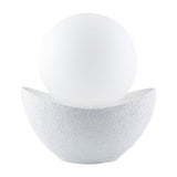 Modern European furniture - Cement Bowl Accent Table Lamp - www.oroa.com