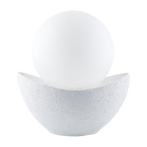 Modern European furniture - Cement Bowl Accent Table Lamp - www.oroa.com
