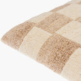 Hand-Knotted Wool Blend Down Insert Pillow | Kuda Home Balder