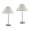 Modern European furniture - Wavy Iron Table Lamp Set (2) - www.oroa.com