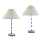 Modern European furniture - Wavy Iron Table Lamp Set (2) - www.oroa.com