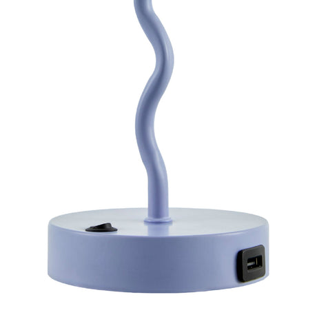 Modern European furniture - Wavy Iron Table Lamp Set (2) - www.oroa.com