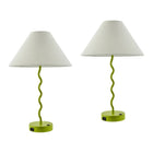 Modern European furniture - Wavy Iron Table Lamp Set (2) - www.oroa.com