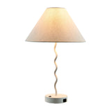 Modern European furniture - Wavy Iron Table Lamp Set (2) - www.oroa.com