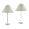 Modern European furniture - Wavy Iron Table Lamp Set (2) - www.oroa.com
