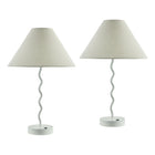Modern European furniture - Wavy Iron Table Lamp Set (2) - www.oroa.com
