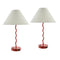Modern European furniture - Wavy Iron Table Lamp Set (2) - www.oroa.com