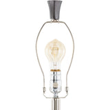 Modern European furniture - Gray Faceted Accent Table Lamp - www.oroa.com
