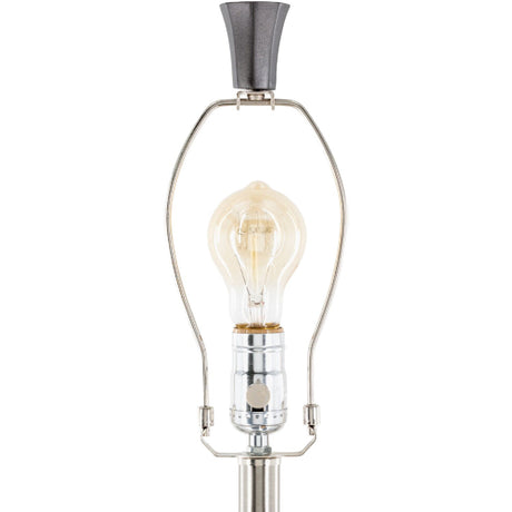 Modern European furniture - Gray Faceted Accent Table Lamp - www.oroa.com