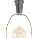 Modern European furniture - Gray Faceted Accent Table Lamp - www.oroa.com
