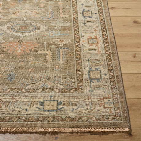 Modern European furniture - Patterned Brown Wool Table Runner - www.oroa.com