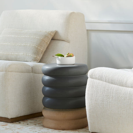 Modern European furniture - Glazed Ceramic Garden Stool - www.oroa.com