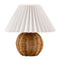 Modern European furniture - Round Rattan Accent Table Lamp - www.oroa.com