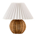 Modern European furniture - Round Rattan Accent Table Lamp - www.oroa.com