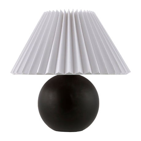 Modern European furniture - Pleated Linen Ceramic Table Lamp - www.oroa.com