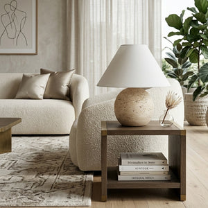   Empire Linen Ceramic Table Lamp | Oroa.com