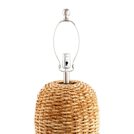 Modern European furniture - Rattan White Cotton Table Lamp - www.oroa.com