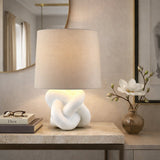 Modern European furniture - Knotted Base Accent Table Lamp - www.oroa.com