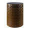 Modern European furniture - Carved Pattern Ceramic Garden Stool - www.oroa.com