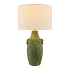 Modern European furniture - Rustic Green Ceramic Table Lamp - www.oroa.com